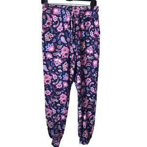 NWT Simply Southern Bloom Paisley Fleece Pajama  Pants  Size Large